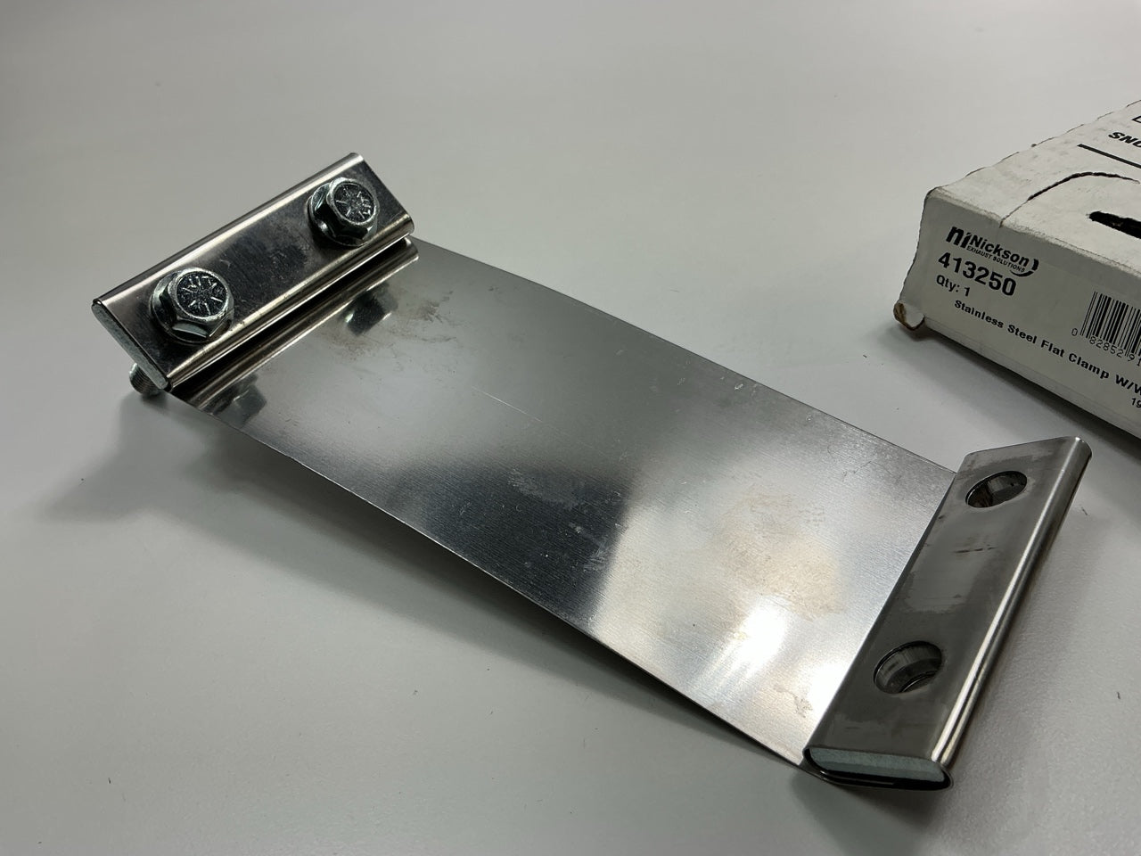 Nickson 413250  2-1/2'' Exhaust Clamp Stainless Steel Flat Band