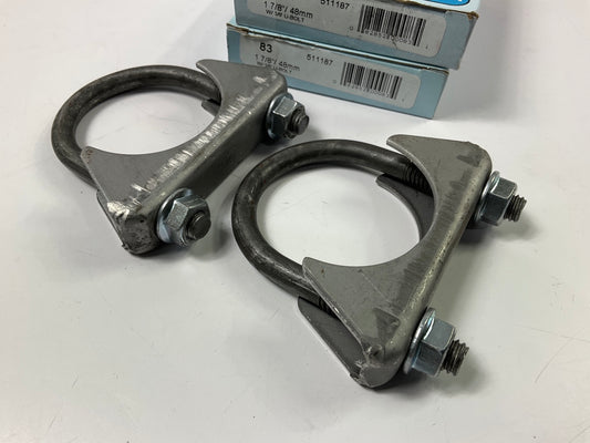 (2) Nickson 511187 Exhaust Clamps - 1-7/8''