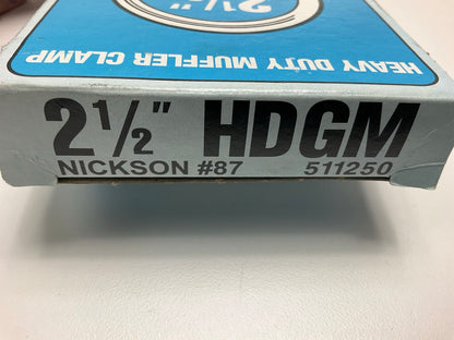 (2) Nickson 87 HD Exhaust Clamps - 2-1/2'' (2.5'')