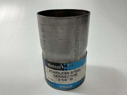 Nickson 93511 Stainless Steel 2.25'' Exhaust Pipe Connector, 2-1/4'' ID