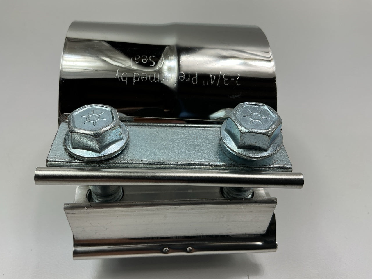 Nickson 96234 2-3/4'' Pre-Formed Exhaust Clamp, Stainless Steel