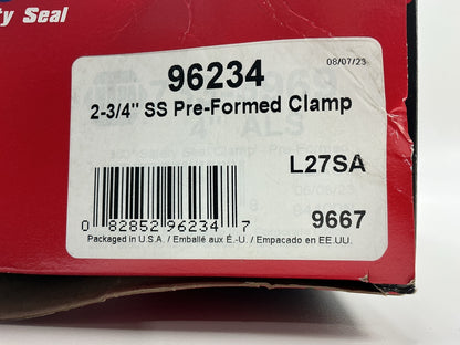 Nickson 96234 2-3/4'' Pre-Formed Exhaust Clamp, Stainless Steel