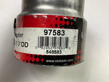 Nickson 97583 Exhaust Pipe Adapter - 2-1/2'' ID X 3'' OD
