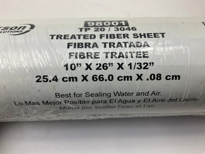 Nickson 98001 Treated Fiber Gasket Material Roll - 26'' X 10'' X 1/32''