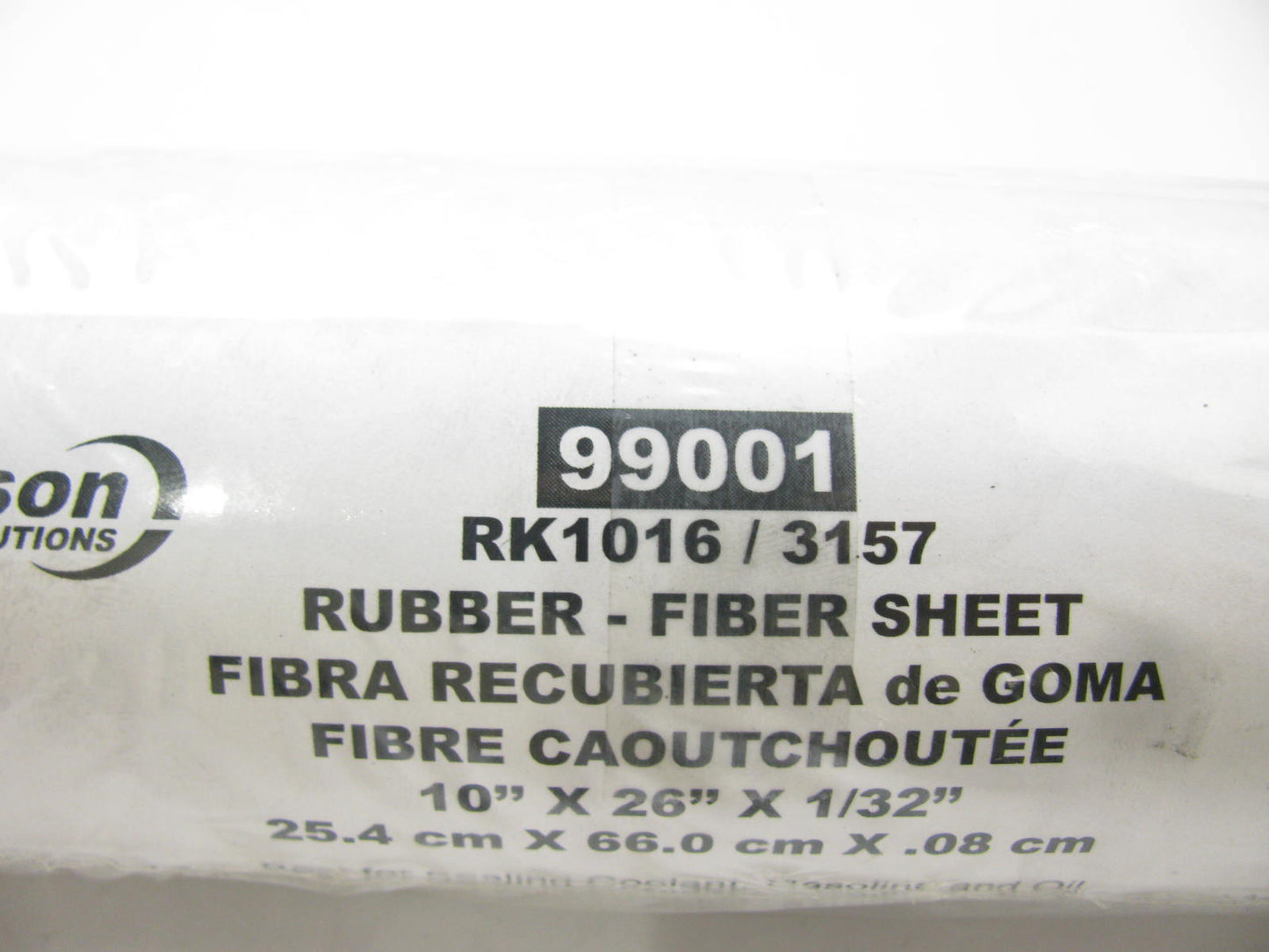 Nickson 99001 Rubberized Fiber Gasket Material Roll 10'' X 26'' X 1/32''