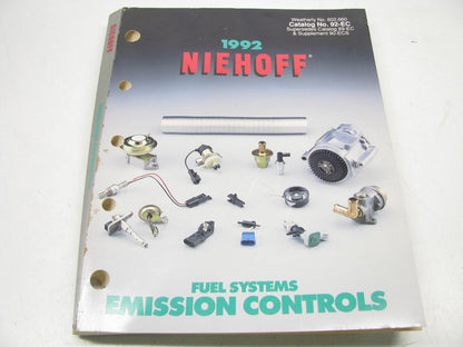 Niehoff 92-EC Fuel Systems Emissions Controls Catalog - 1992 Weatherly #602,660