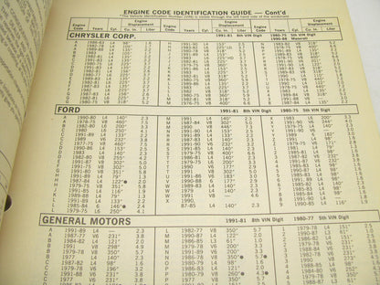 Niehoff 92-EC Fuel Systems Emissions Controls Catalog - 1992 Weatherly #602,660