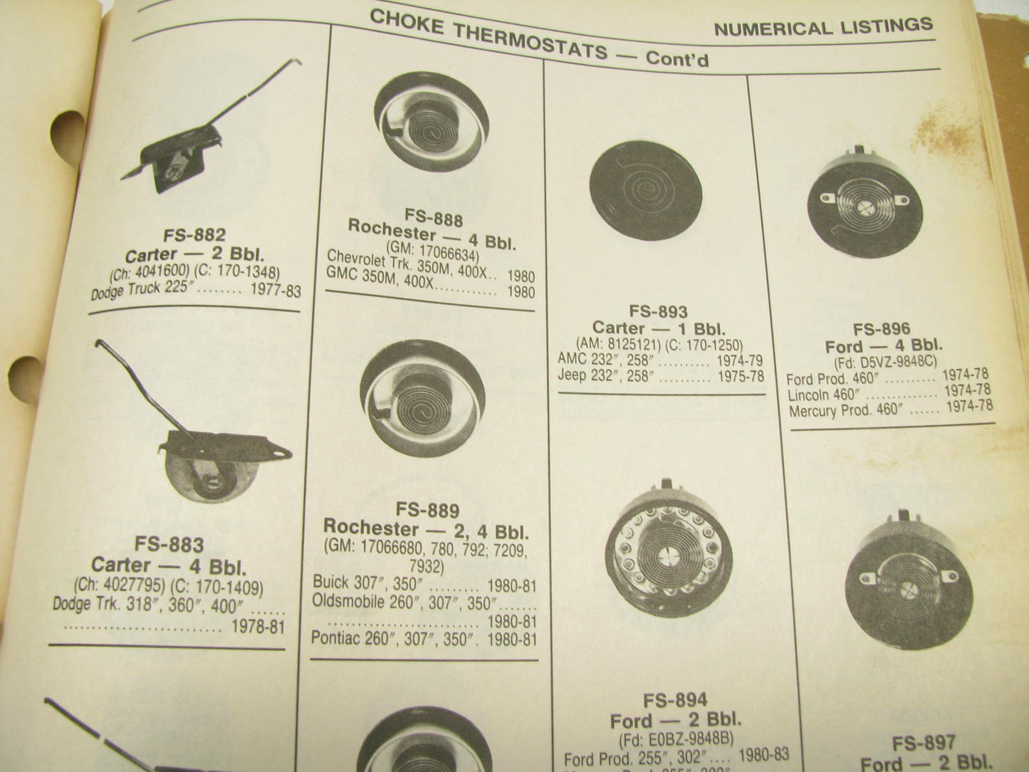 Niehoff 94-EC Fuel Systems Emissions Control Catalog Weatherly #602.660 526 PGS