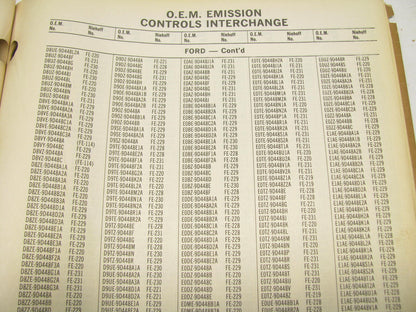 Niehoff 94-EC Fuel Systems Emissions Control Catalog Weatherly #602.660 526 PGS