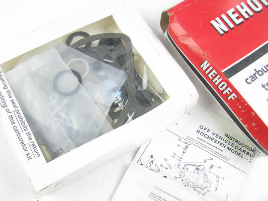 Niehoff CK-809C Carburetor Rebuild Kit Rochester 2-BBL E2ME M2ME