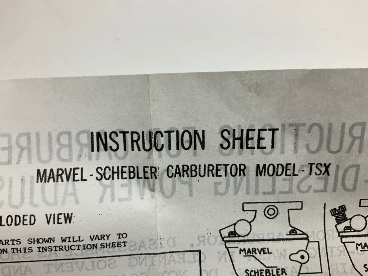 Niehoff CK-8505 Carburetor Rebuild Kit - AG Marvel Schebler Model TSX