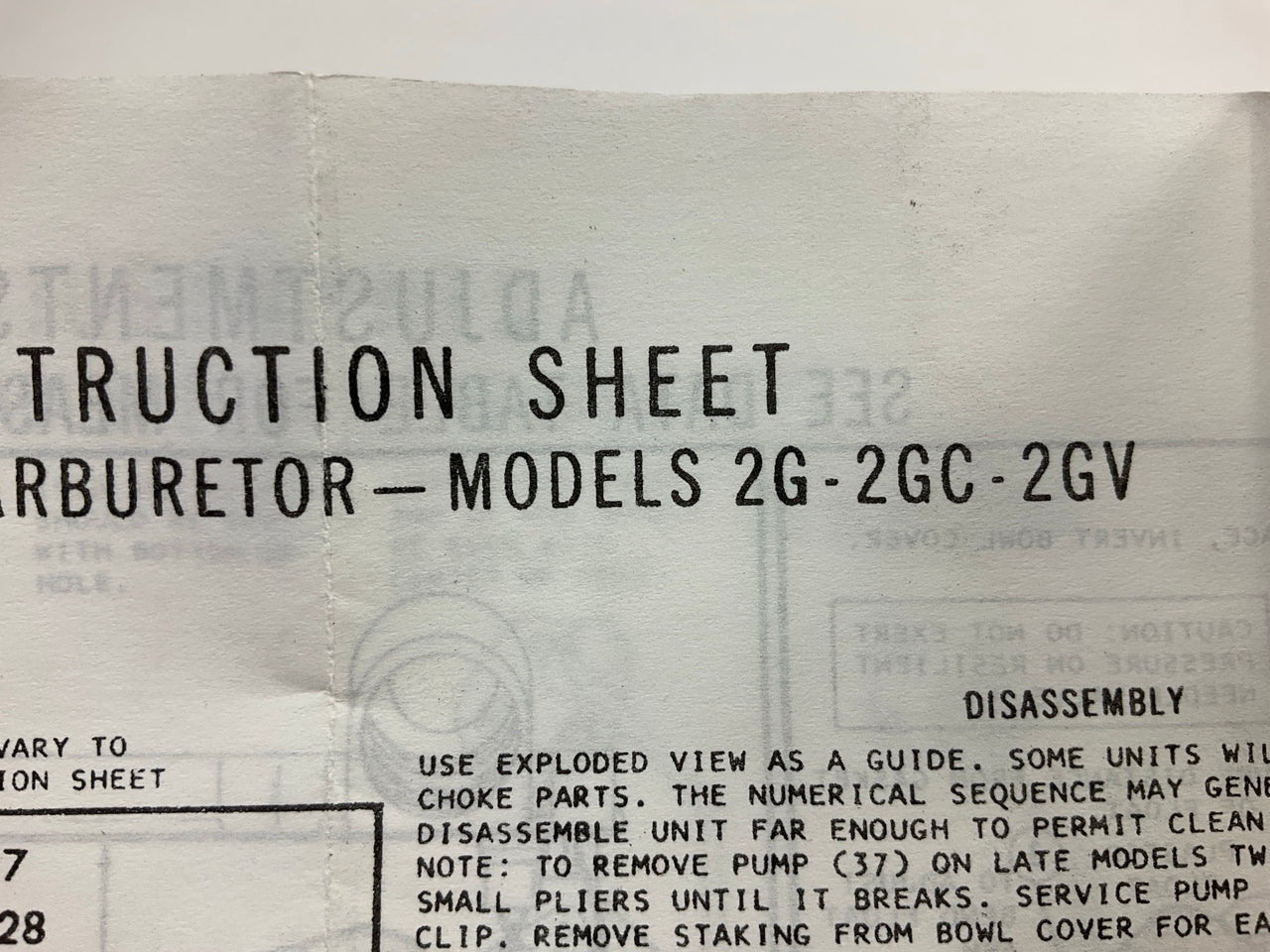 Niehoff CK9018 Carburetor Rebuild Kit - ROCHESTER Marine 2-BBL