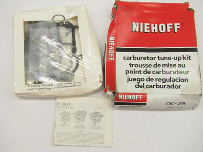 Niehoff CK29 Carburetor Rebuild Kit - CHRIS-CRAFT MARINE 2.5L 2-BBL 2G, 2GC, 2GV