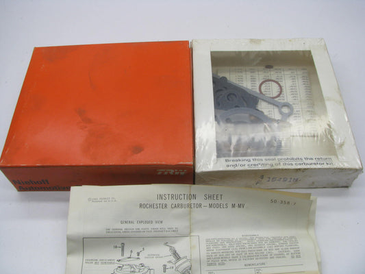 Niehoff CK491B Carburetor Rebuild Kit for 1971-1976 GM Rochester 1M 1MV
