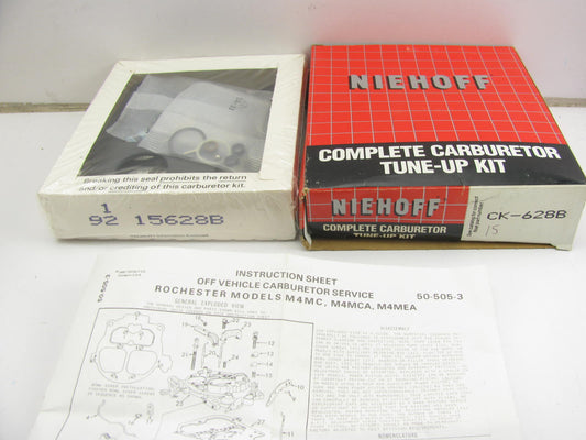 Niehoff CK628B Carburetor Rebuild Kit - 1976-1979 Pontiac 350 V8 Rochester 4-BBL
