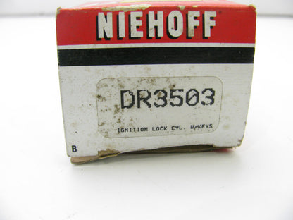 Niehoff DR3503 Ignition Lock Cylinder + 2 Keys