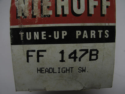 Niehoff FF147B Headlight Headlamp Switch (For Vehicles W/Hidden Headlights)