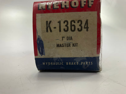 Niehoff K13634 Brake Master Cylinder Repair Kit, 1'' Bore