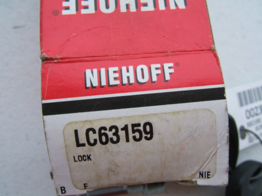 Niehoff LC63159 Ignition Lock Cylinder W/ 2 Keys