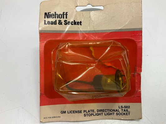 Niehoff LS502 GM Light Bulb Socket Wire Pigtail Bulb 1003, 1073, 1129,1133, 1141