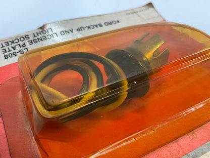 Niehoff LS-508 License Plate Light Bulb Socket Wire Pigtail - 1975-1976 Ford