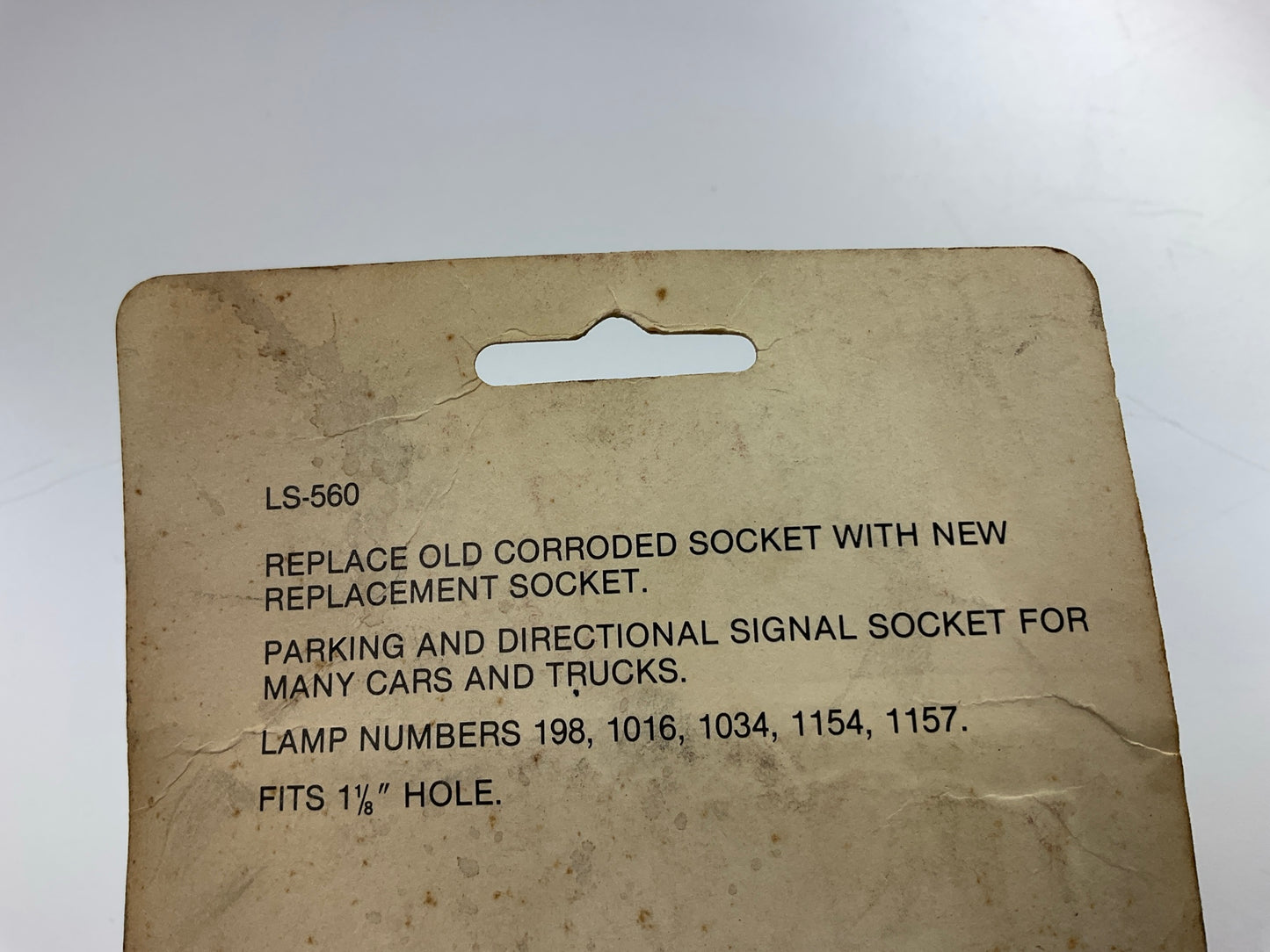 Niehoff LS560 Parking Lamp Light Bulb Socket Pigtail For Bulb # 1034, 1154, 1157