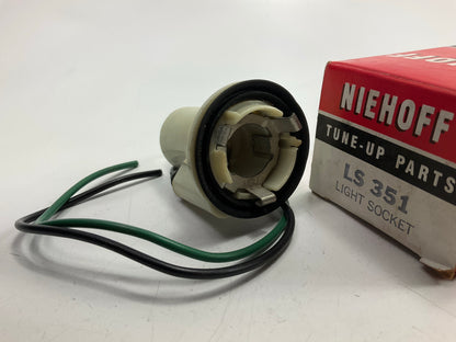 Niehoff LS351 Back Up Lamp Light Bulb Socket, Replaces GM 8909518, Bulb # 1156