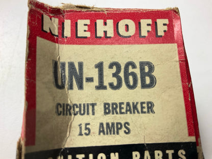 Niehoff UN-136B 15A 15 Amps Circuit Breaker