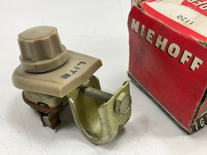 Vintage Niehoff UN138C Universal Fog Light Fog Lamp Switch ''LITE''