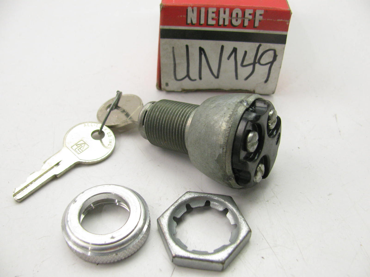 Niehoff UN149 Universal Ignition Switch (3-terminal) - Forklift, Generator, Etc
