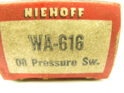 Niehoff WA-616 Engine Oil Pressure Switch Sender Sensor