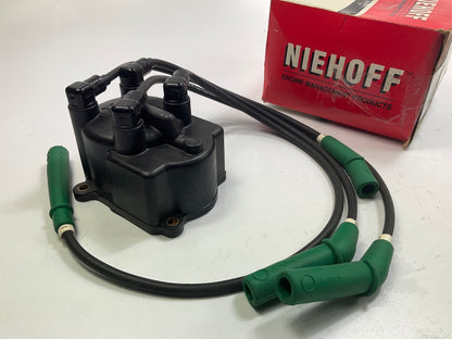 Niehoff WA490D Distributor Cap + Ignition Spark Plug Wire Set 1990 Toyota Tercel
