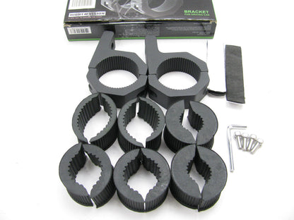 Night Vision NV000B3 Universal Aluminum Roll Bar Cage Mount Clamps, 1.25''-2''