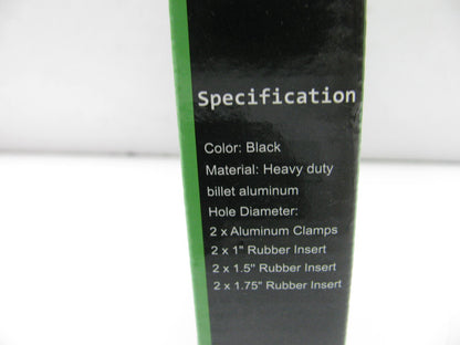 Night Vision NV000B3 Universal Application Heavy Duty Aluminum Clamps 1.25''-2''