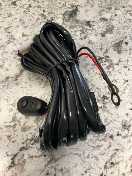 Night Vision NV000H1 1 Lead Lights Off-road Lamp Wire Harness Switch Install Kit