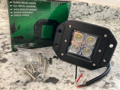 Night Vision NVC4F4W Universal 4'' LED Cube Driving Light Lamp