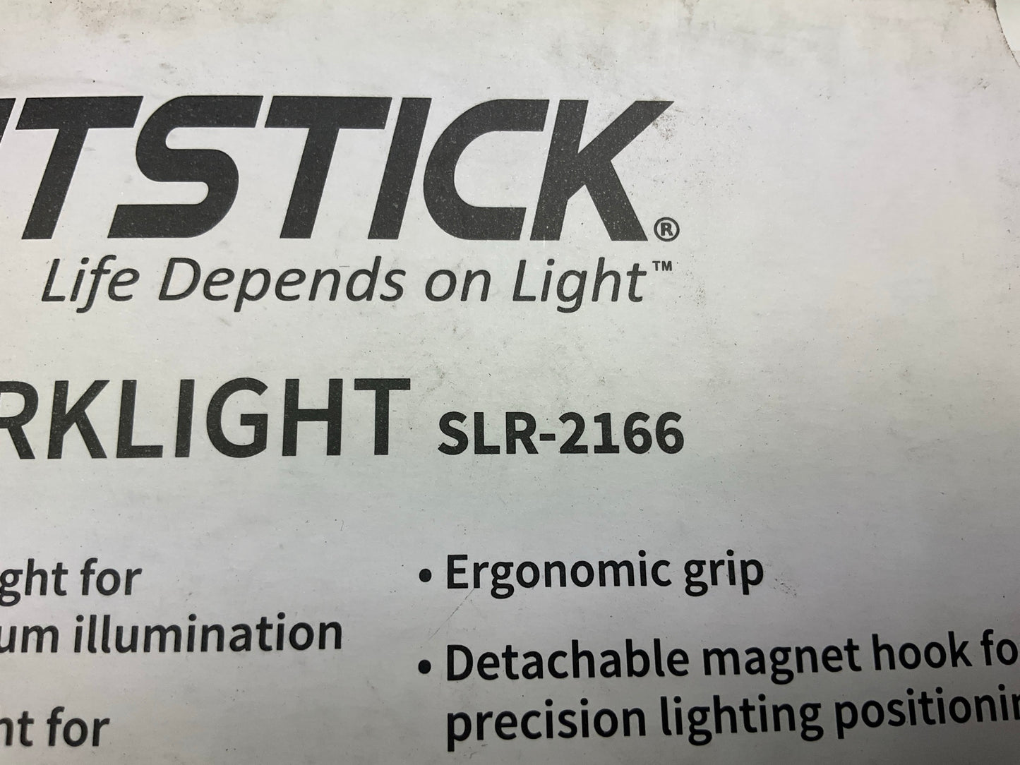 Nightstick SLR-2166 Multi-Purpose LED Work Light Lamp, Rechargeable 230 Lumens