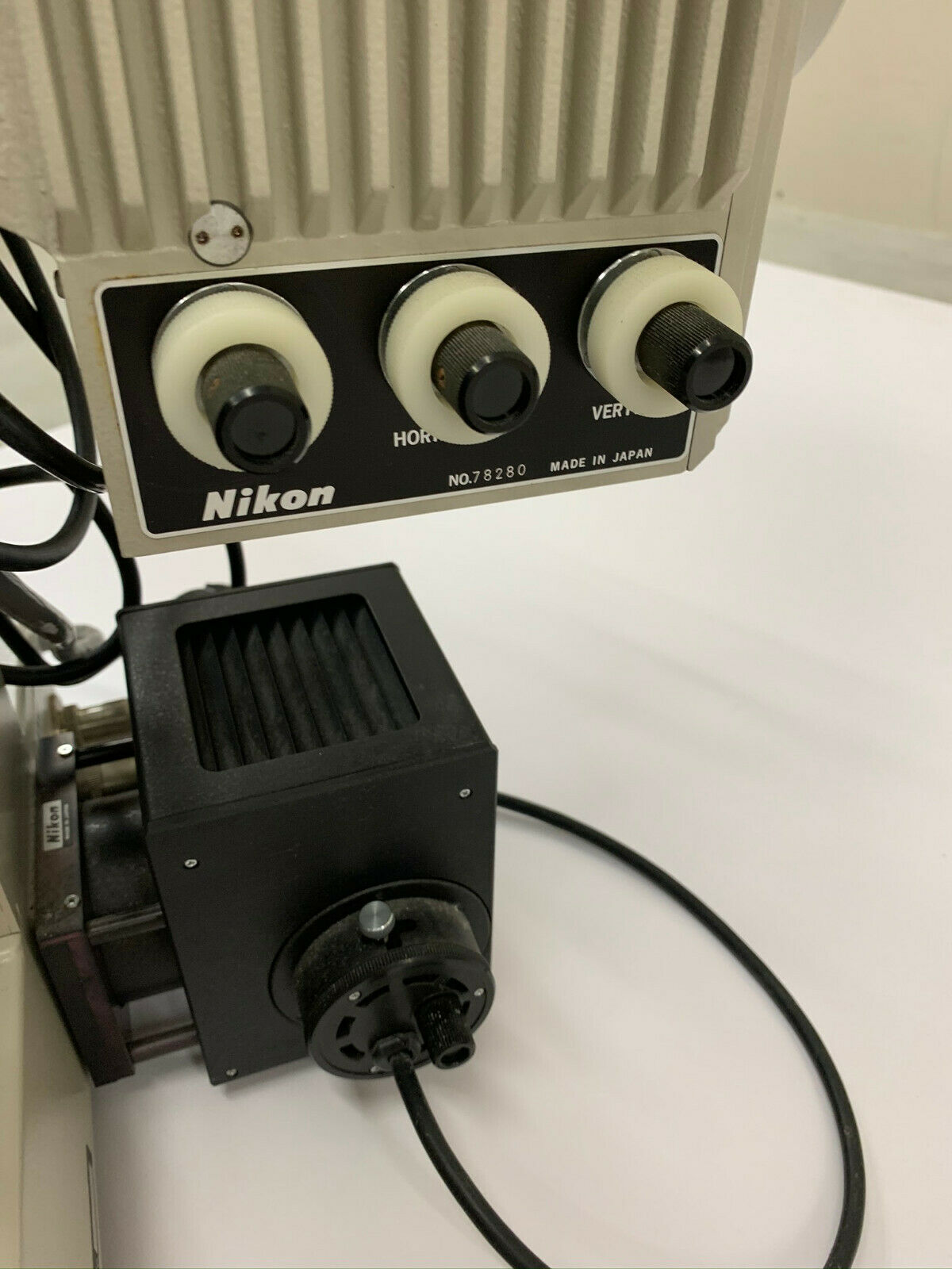 UNTESTED Complete Nikon Fluophot Microscope + Nikon FX-35A Camera + 2 Objectives