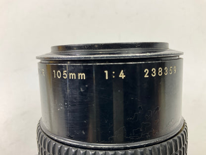 Nikon NIKKOR-105MM  PARTS ONLY LENS