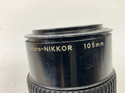 Nikon NIKKOR-105MM  PARTS ONLY LENS