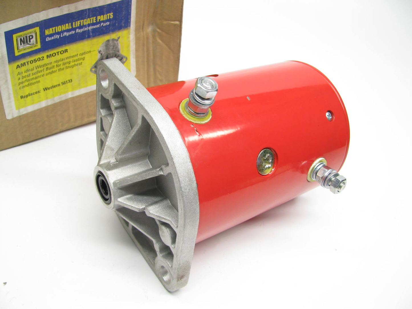NIP AMT0502  Snow Plow Motor W/two Posts 12V, CW, 1.2kW / 1.61HP