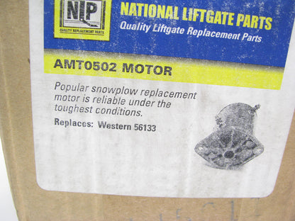 NIP AMT0502  Snow Plow Motor W/two Posts 12V, CW, 1.2kW / 1.61HP