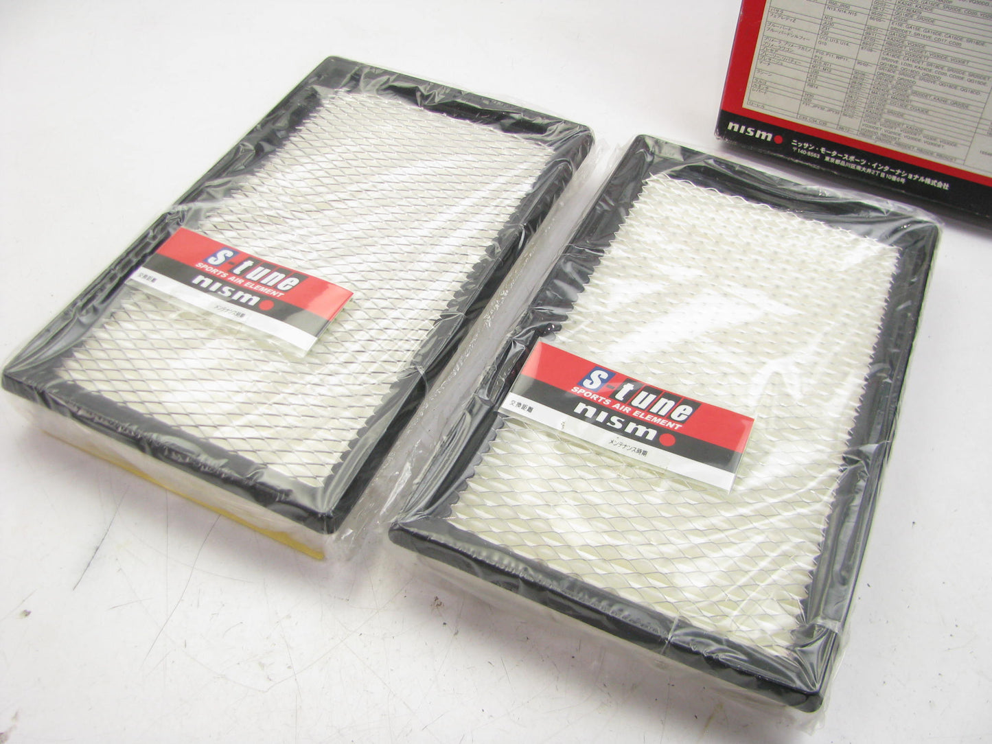 (x2) Genuine Nismo S-Tune  16546-RN070 Dry Air Filter