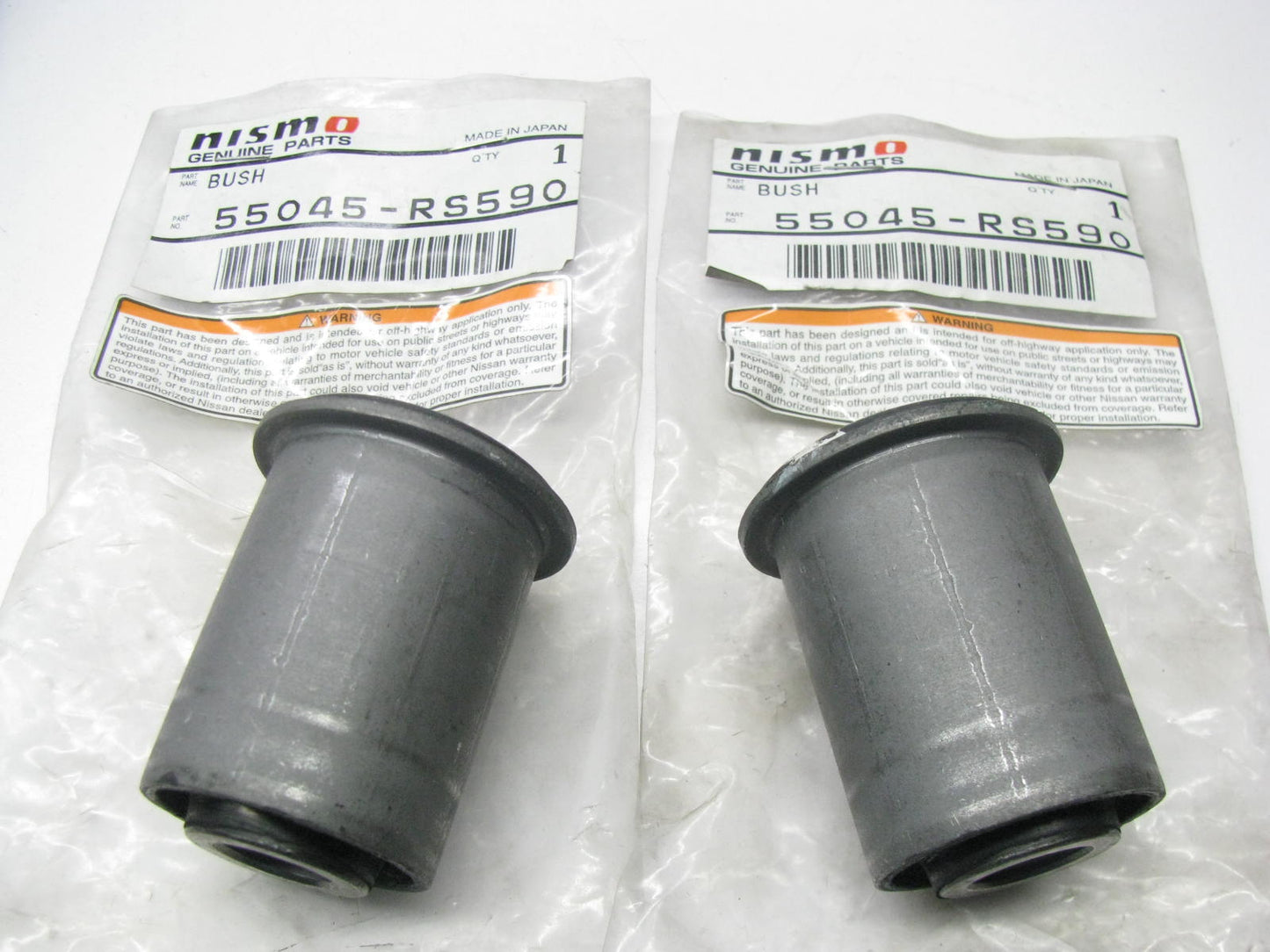 (2) 55045-RS590 Rear Suspension A-Arm Inner Bushings OEM For Nissan Z32 NISMO