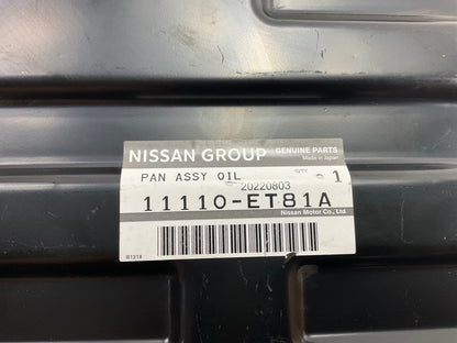 NEW 11110-ET81A Engine Lower Oil Pan OEM For 2007-2012 Nissan Sentra 2.5L QR25DE