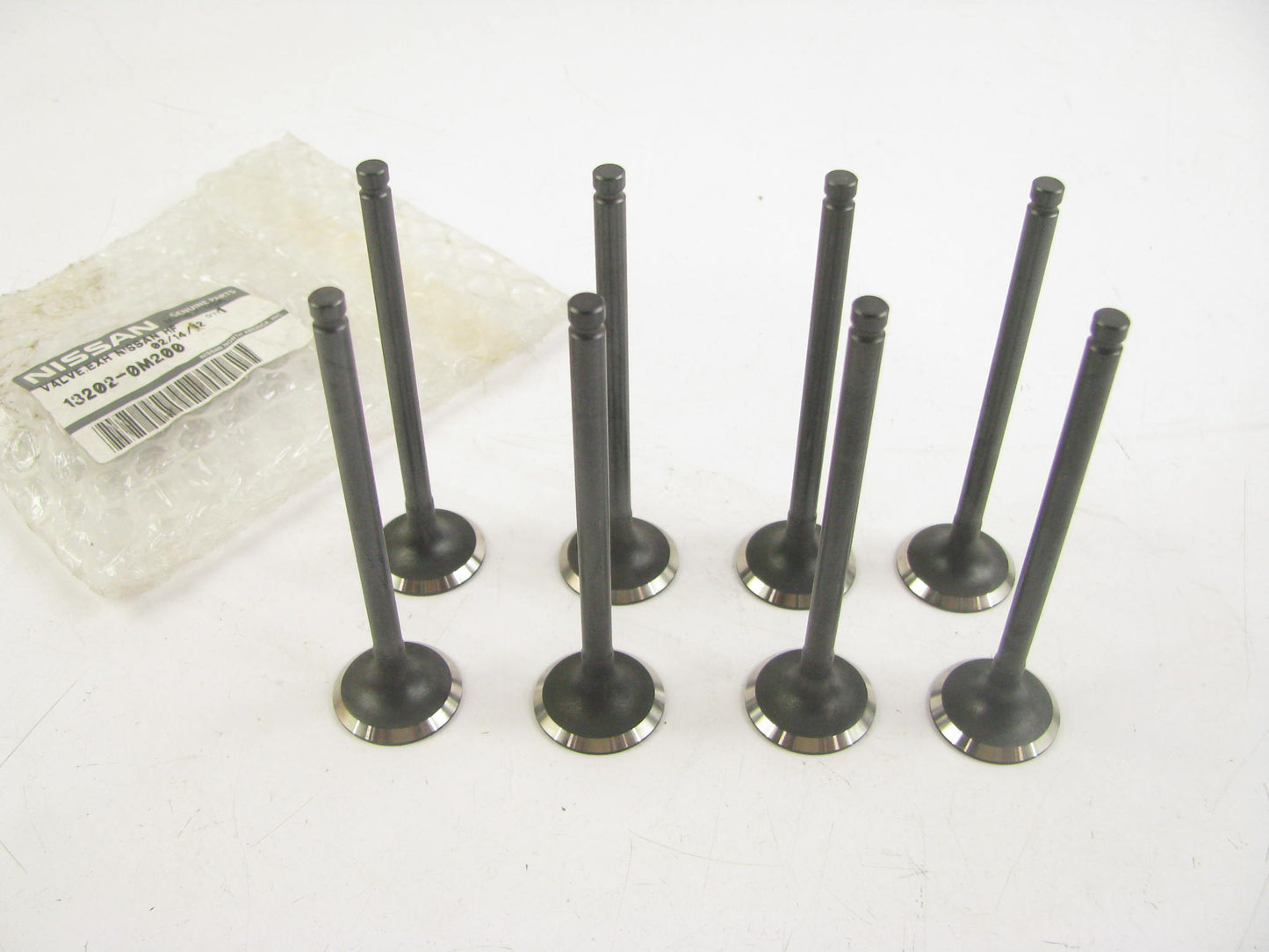 (8) NEW - OEM 132020M200 Engine Exhaust Valve For 95-99 Nissan 1.6L I4 DOHC