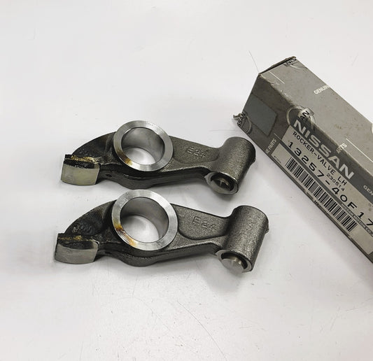 (2) Engine Rocker Arm EXHAUST CYL. 2 Or 4 ONLY OEM For Nissan KA24E  1325740F17
