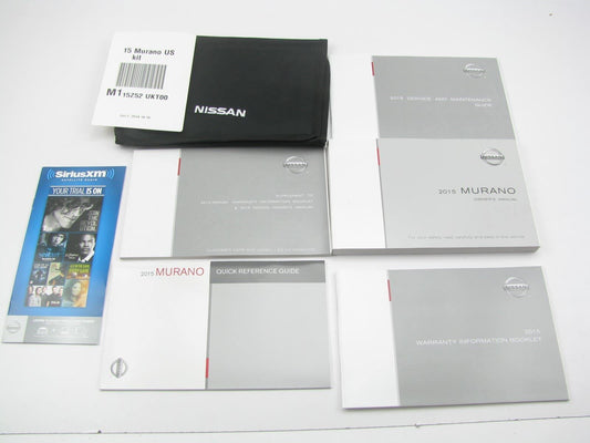 NEW GENUINE Owner's Manual Information Packet Booklet OEM For 2015 Nissan Murano