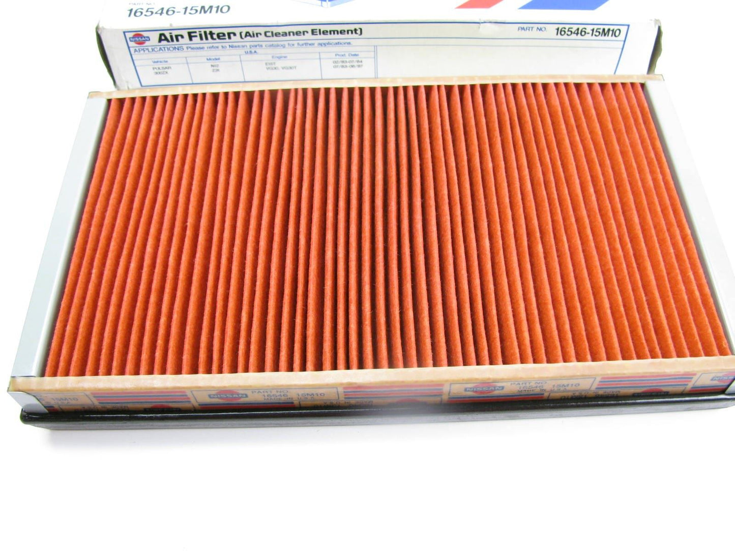 NEW - OEM 16546-15M10 Engine Air Filter For 1984-89 Nissan 300zx Z31