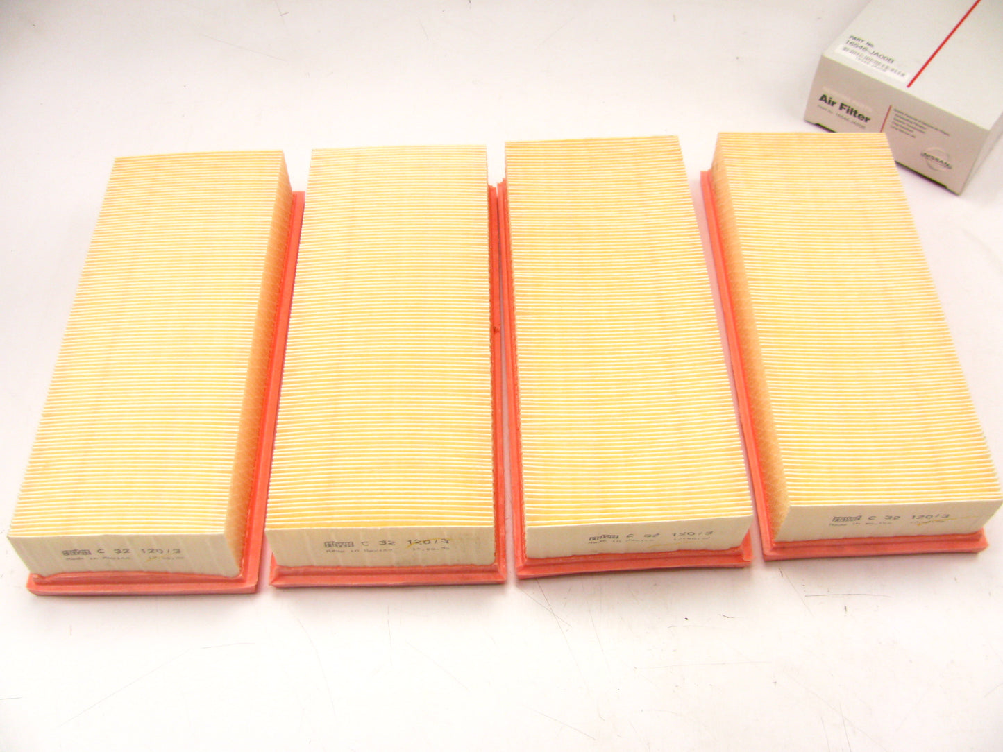 (x4) OEM For 2007-2012 Nissan Altima 2.5L 4-CYL. ENGINE AIR FILTERS 16546-JA00B